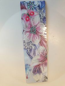 Ett bokmerke lyse blomster