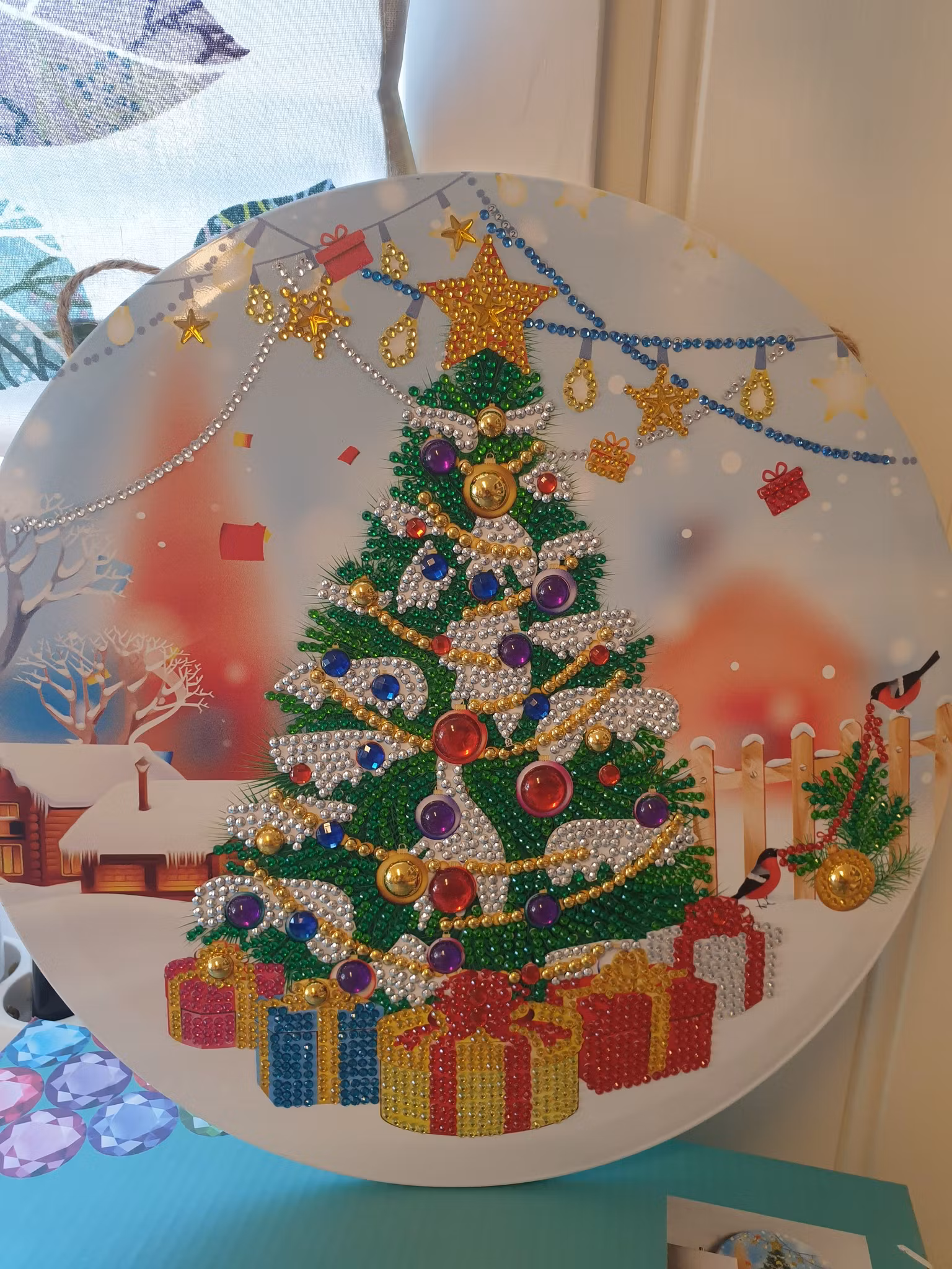 Metalplater nisse eller juletre