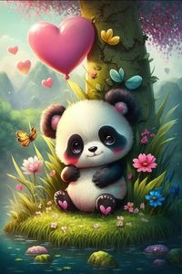 Panda Liten Panda  ©Morgana.fantasy.ai