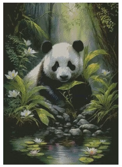 Panda i jungelen  ©Morgana.fantasy.ai