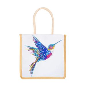 Lys veske med kolibri