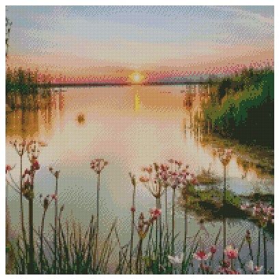 Solnedgang i pastell
