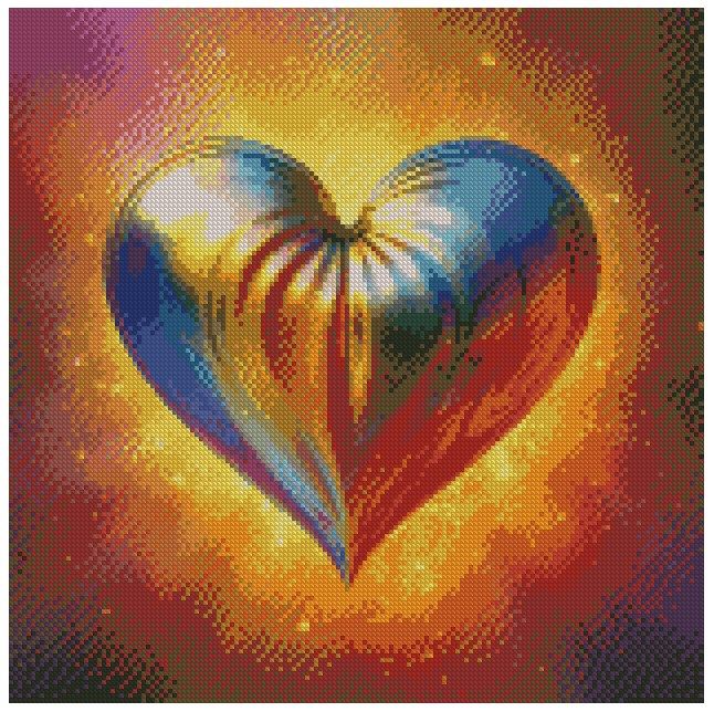 Hjertebank med krystallperler © Soul to soul gifts