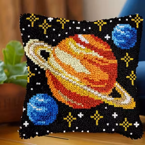 Knytepute saturn ferdig montert bunn med bakstykke 43x43 cm