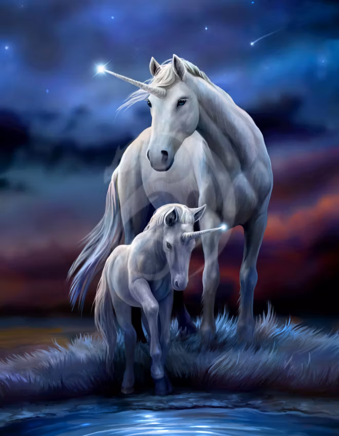 Lisensiert bilde ©Anne Stokes Eternal bond 60x75cm 50 farger inkl1 AB