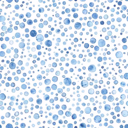 2021-279 Bubblor i akvarell 14,5X 14,5 CM