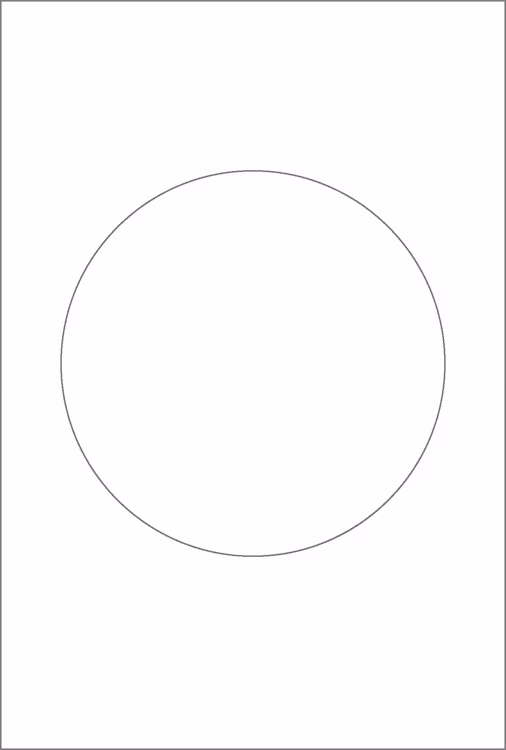 3265-Stencil Rund schablon till kort mm