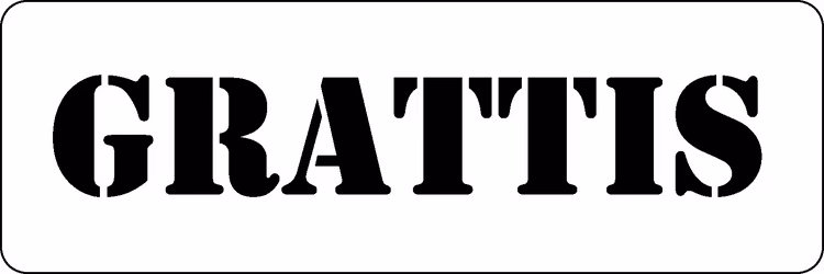 3276 - Stencil  GRATTIS