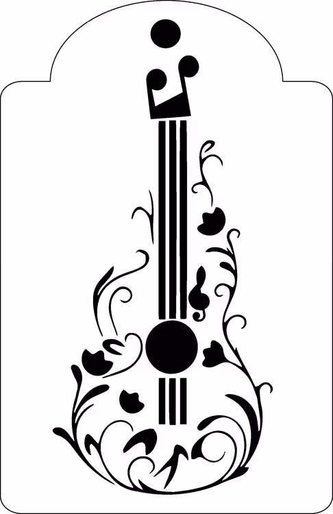 3203 - Stencil Gitarr
