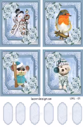 LDKL-01 klippark A4 Djur