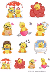 LDKL-212 Klippark  Kycklingar kärlek...