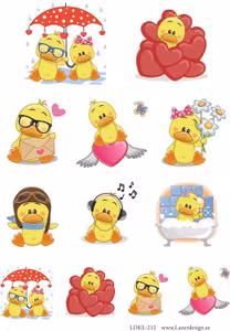 LDKL-212 Klippark  Kycklingar kärlek...