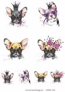 LDKL-241 Klippark  Frallor Fransk Bulldog
