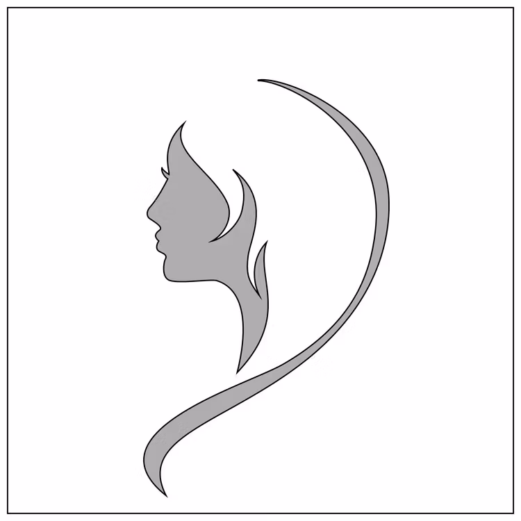 32127 - Stencil Lazerdesign Ansikte