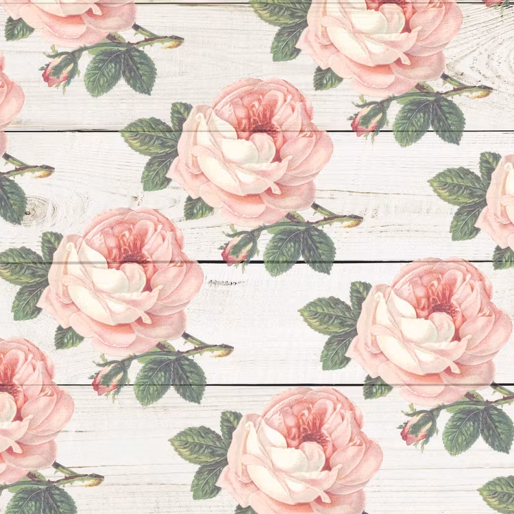 SHABBY-7 LJUST TRÄ ROSOR