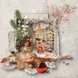 2020-42 Lazerdesign Julpapper 14,5x14,5 cm