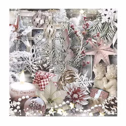 2020-55Lazerdesign Julpapper 14,5x14,5 cm