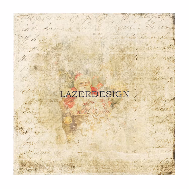 2020-60Lazerdesign Julpapper 14,5x14,5 cm