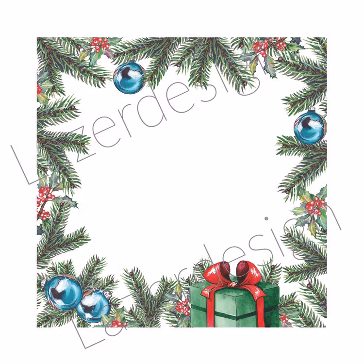 2020-73Lazerdesign Julpapper 14,5x14,5 cm