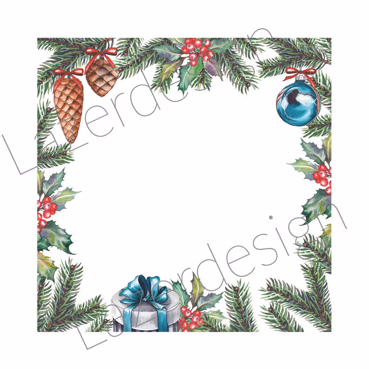 2020-74Lazerdesign Julpapper 14,5x14,5 cm