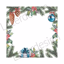 2020-74Lazerdesign Julpapper 14,5x14,5 cm