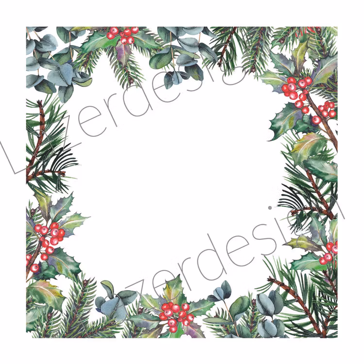 2020-75Lazerdesign Julpapper 14,5x14,5 cm