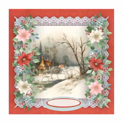 2020-78Lazerdesign Julpapper 14,5x14,5 cm