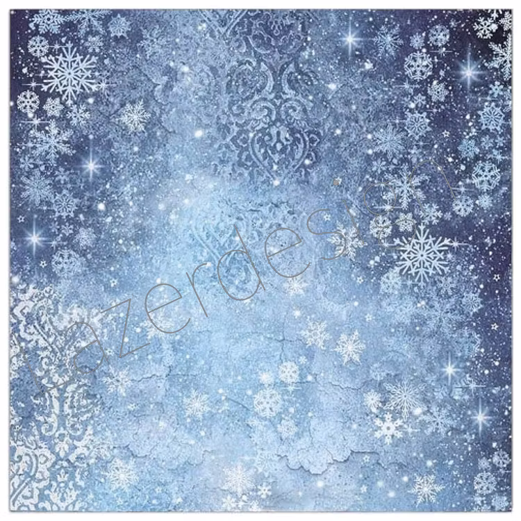 2020-87Lazerdesign Julpapper 14,5x14,5 cm