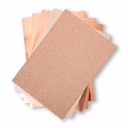 664534 SizzixOpulent Cardstock  5pack A4 Rose Gold