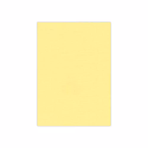 583004-Cardstock Linnestruktur Gul A4