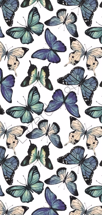 2021-2044PAPPER  Lazerdesign Slimcard Fjärilar