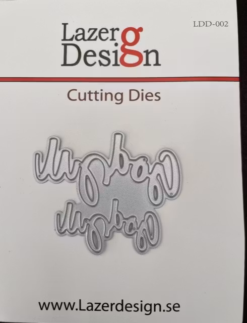 LDD-002DIES Lazerdesign God Jul  2 storlekar