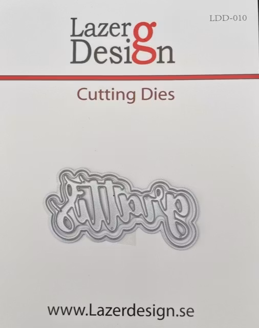 LDD-010DIES Lazerdesign grattis m bakgrund