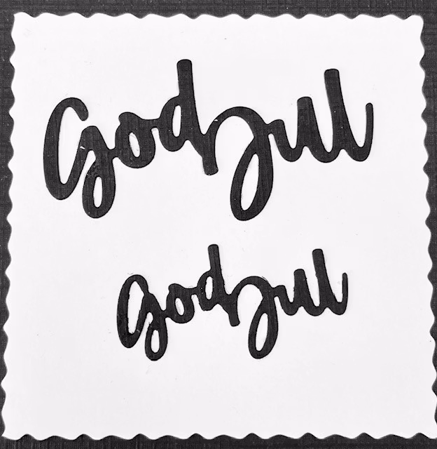 LDD-002DIES Lazerdesign God Jul  2 storlekar