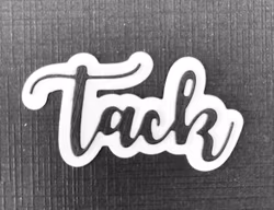 LDD-009DIES Lazerdesign Tack m bakgrund