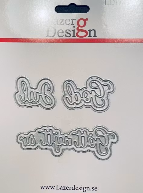LDD-023DIES Lazerdesign God Jul  Gott Nytt år m baksida