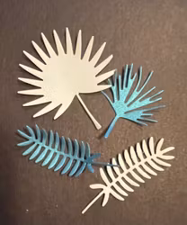 LDD-030DIES Lazerdesign Tallkvist grankvist blad