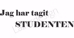 681-Gummistämpel för du har tagit....