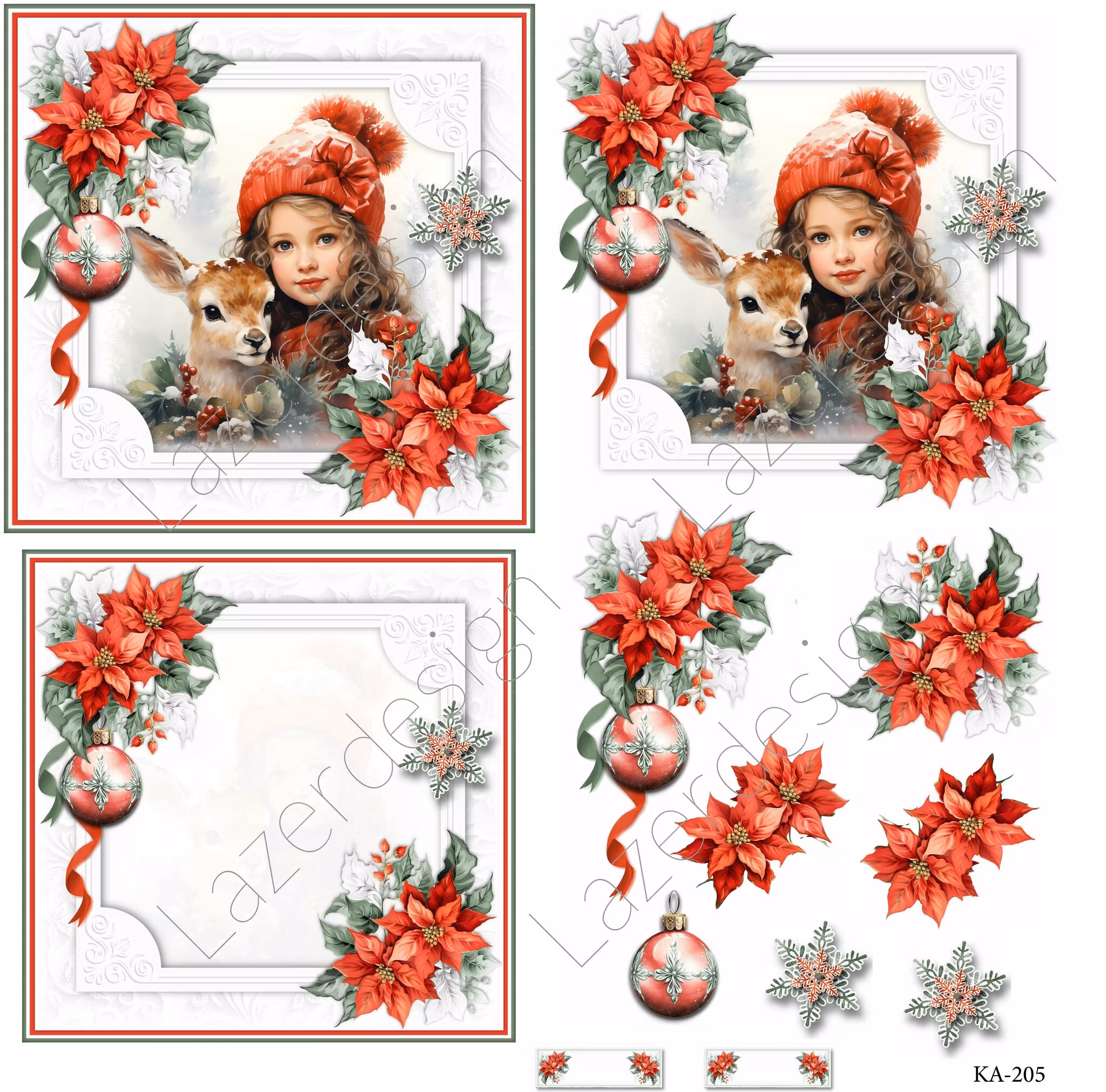 2023-KA-205 3D KLIPPARK  Julkort