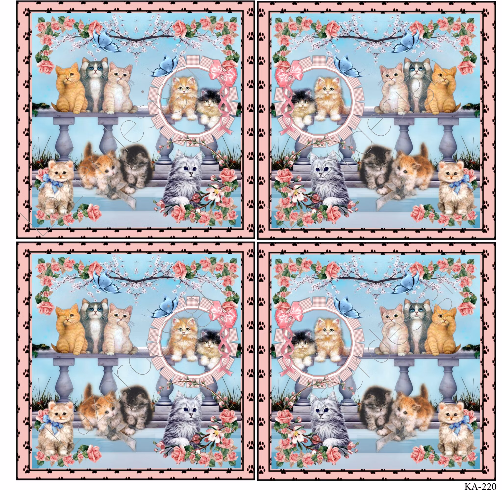 2023-KA-220 3D 4x14,5x14,5 cm Kattungar