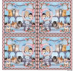 2023-KA-220 3D 4x14,5x14,5 cm Kattungar