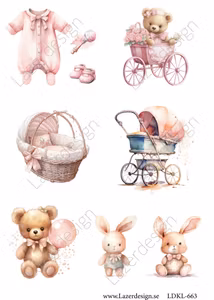 LDKL-663 Klippark  Rosa Baby