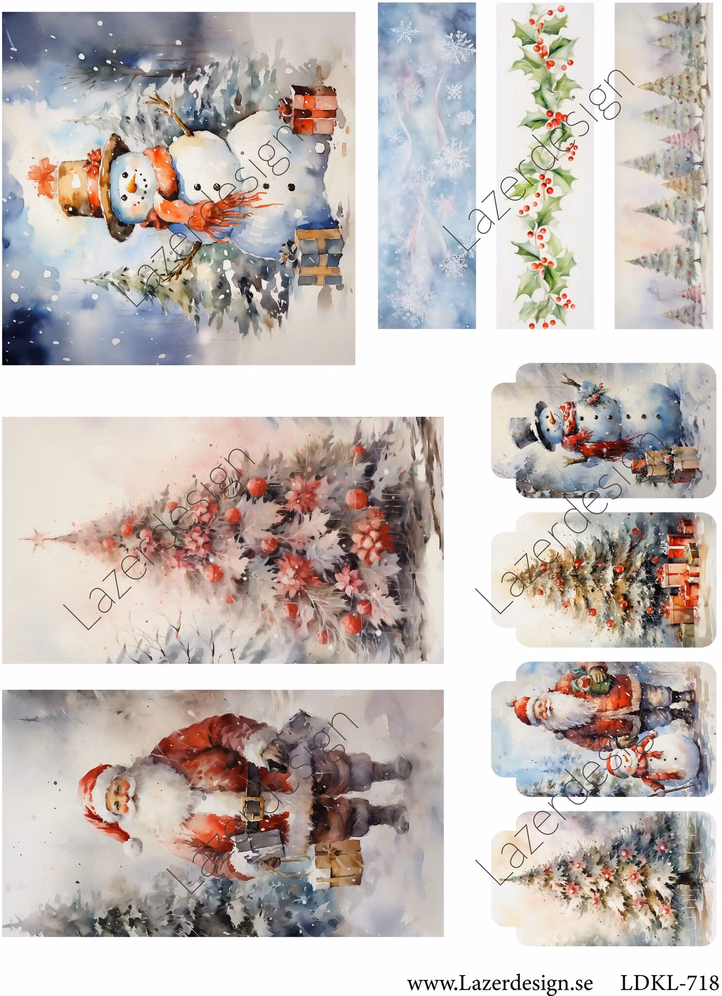 LDKL-718 Klippark Julbilder