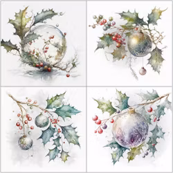 2023-31x31-78 4 olika 15 x 15 cm