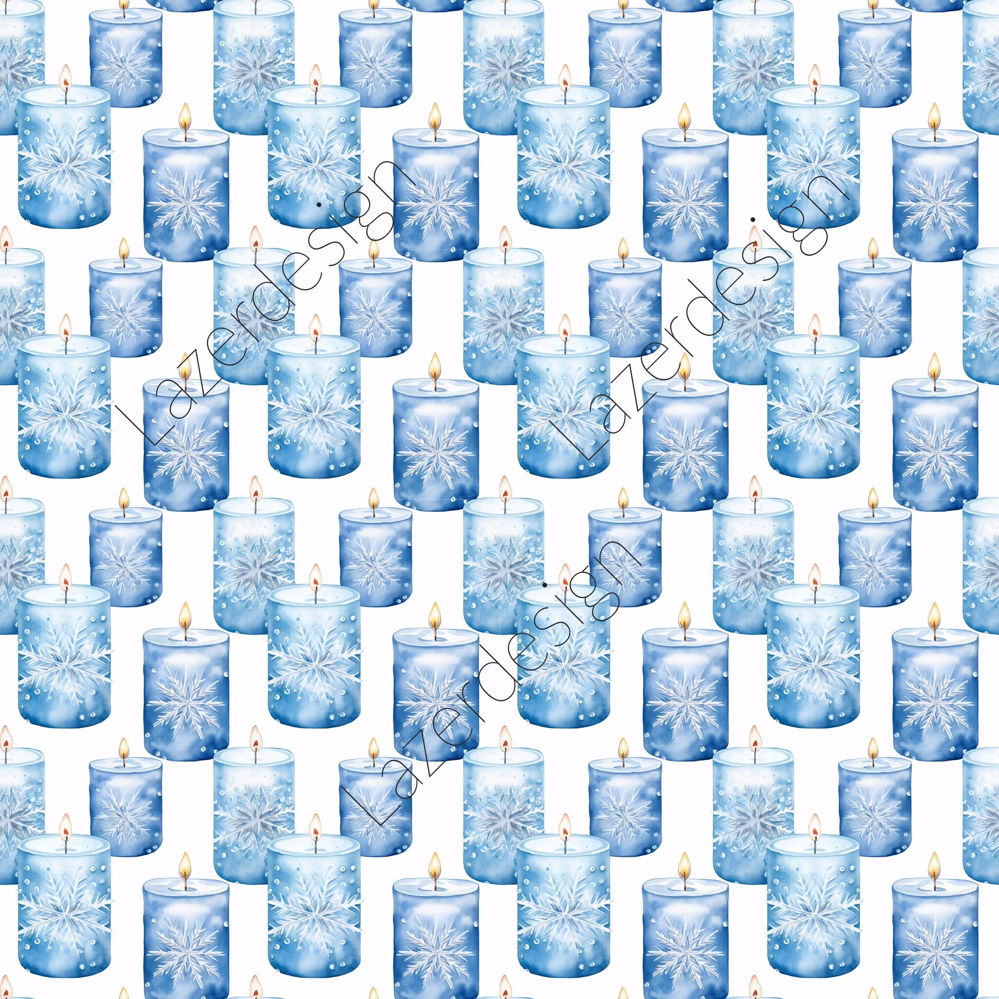 2023-31x31-110 30x30 cm Blå jul