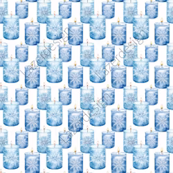 2023-31x31-110 30x30 cm Blå jul