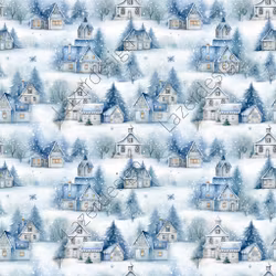 2023-31x31-118 30x30 cm Blå jul