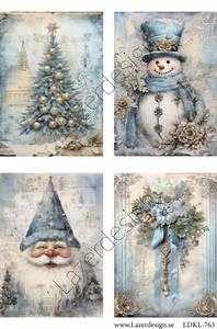 LDKL-763 Klippark  Blå Jul