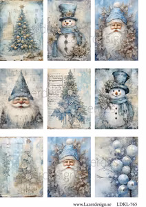 LDKL-765 Klippark  Blå Jul