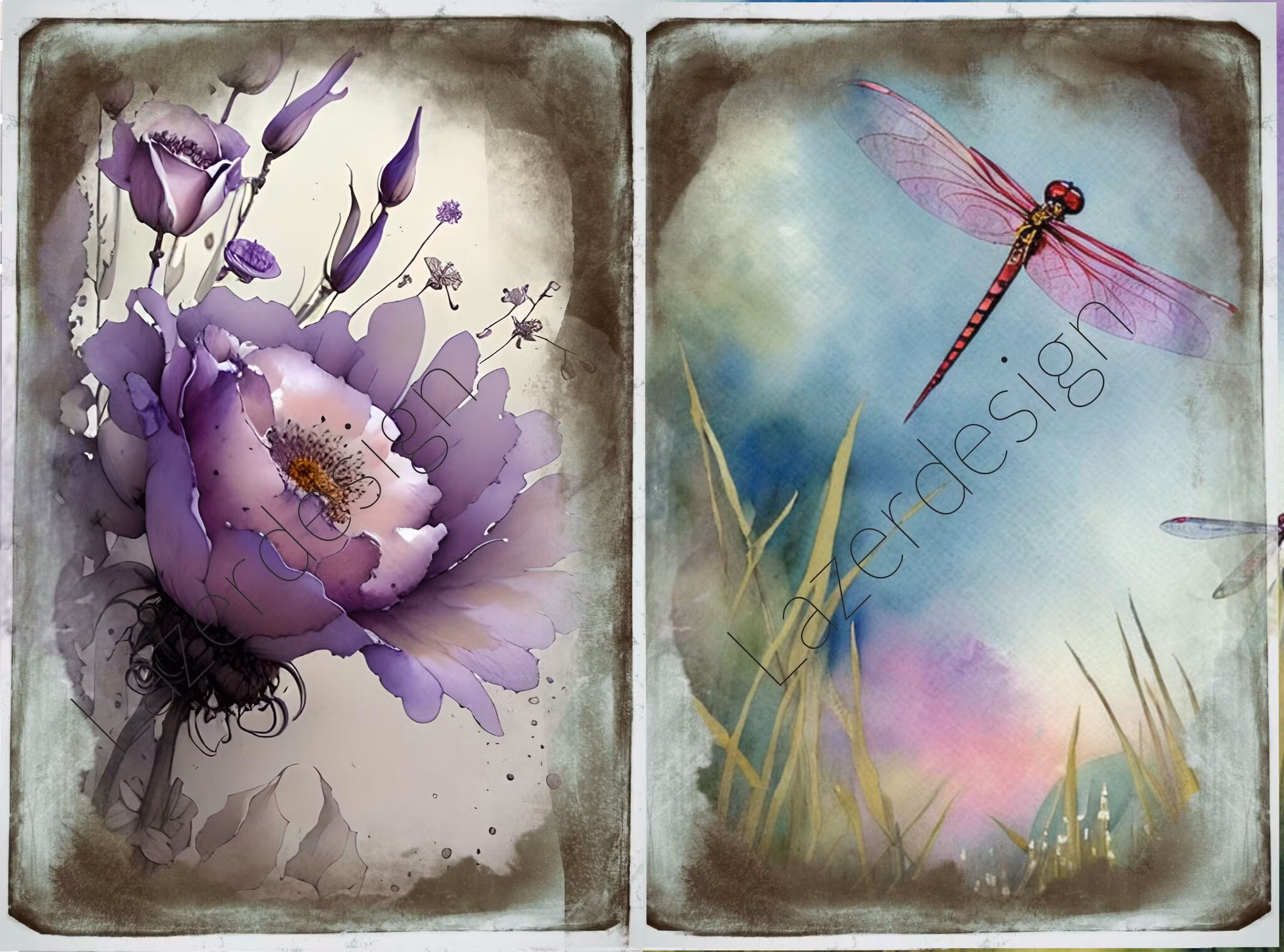 2023-142 JUNK Lila slända